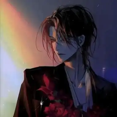 卡通文艺范的帅气男生头像