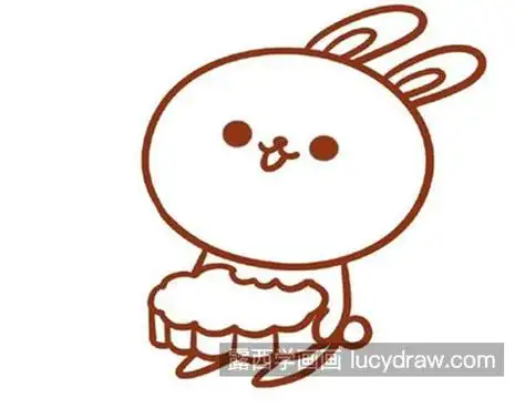 可爱软糯的小兔子简笔画带颜色 易学的小兔子简笔画教程