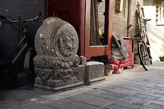 老北京,胡同,门墩