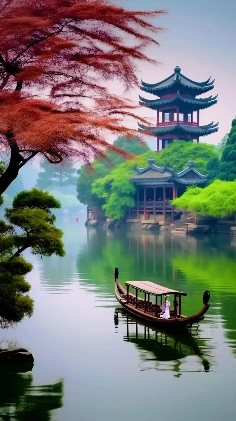 西湖美景.生活,一半是回忆,一半是继续.