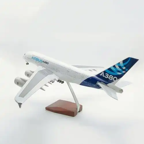 仿真飞机模型拼装摆件带轮747国航空客a380南航客机航模四川8633