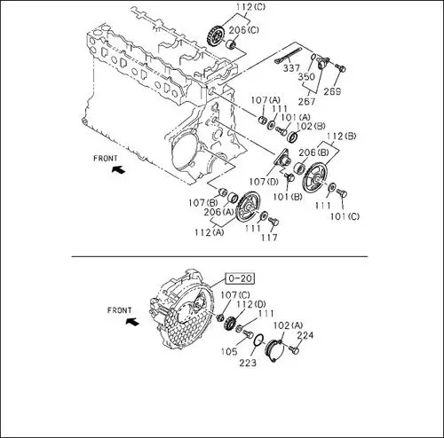 五十铃4hk1一tc发动机是走正时皮带吗