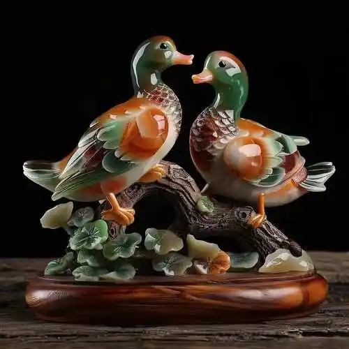 微信头像 | 鸳鸯成对,百年好合