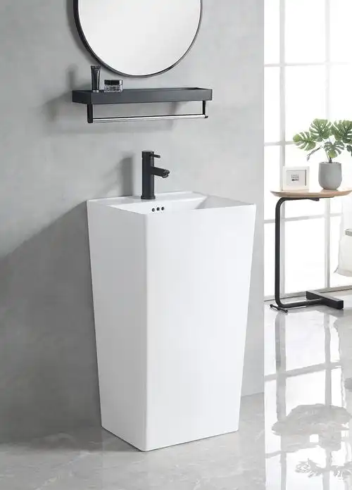 科勒陶瓷立柱盆落地式一体台盆柱盆洗脸盆立式洗手盆卫生间立柱洗