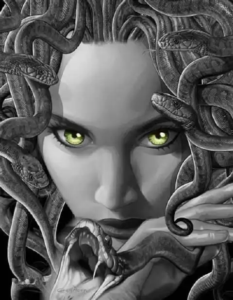 关于希腊神话中女妖"美杜莎"蛇