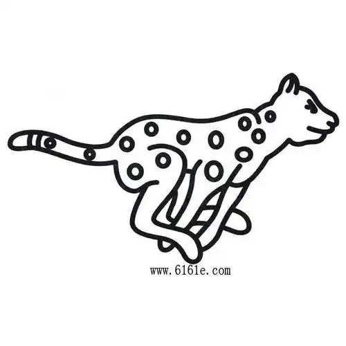 豹子简笔画