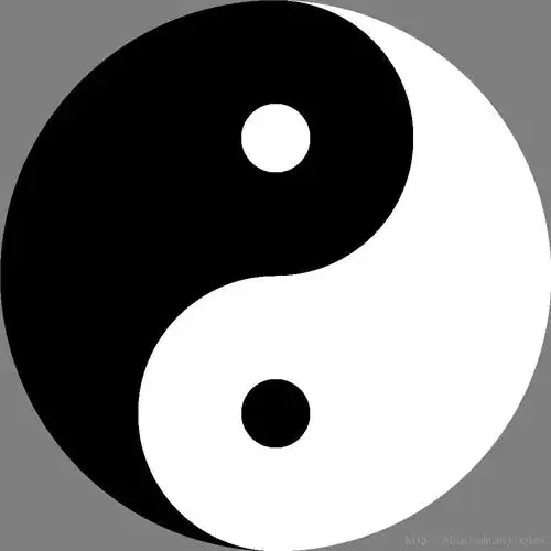 tweetablemathematicalart太极八卦图