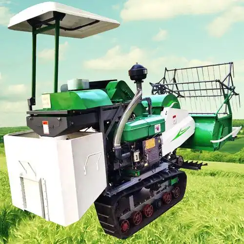 25马力小型家用联合收割机泥田水稻脱粒收割机全喂入式小麦联合收割机