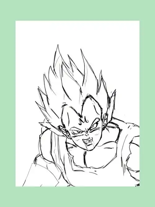 龙珠  #龙珠z  #龙珠绘画  #贝吉塔