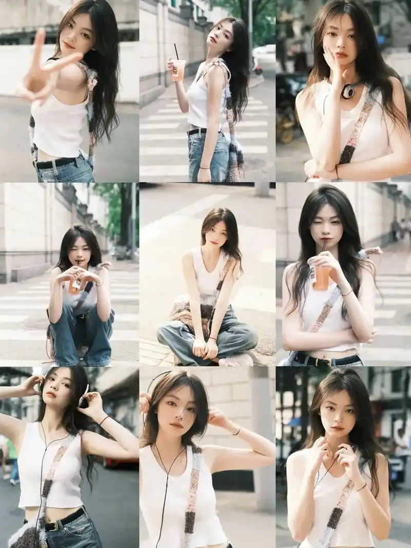 54种拍照姿势,女生必会的万能拍照姿势 - 抖音