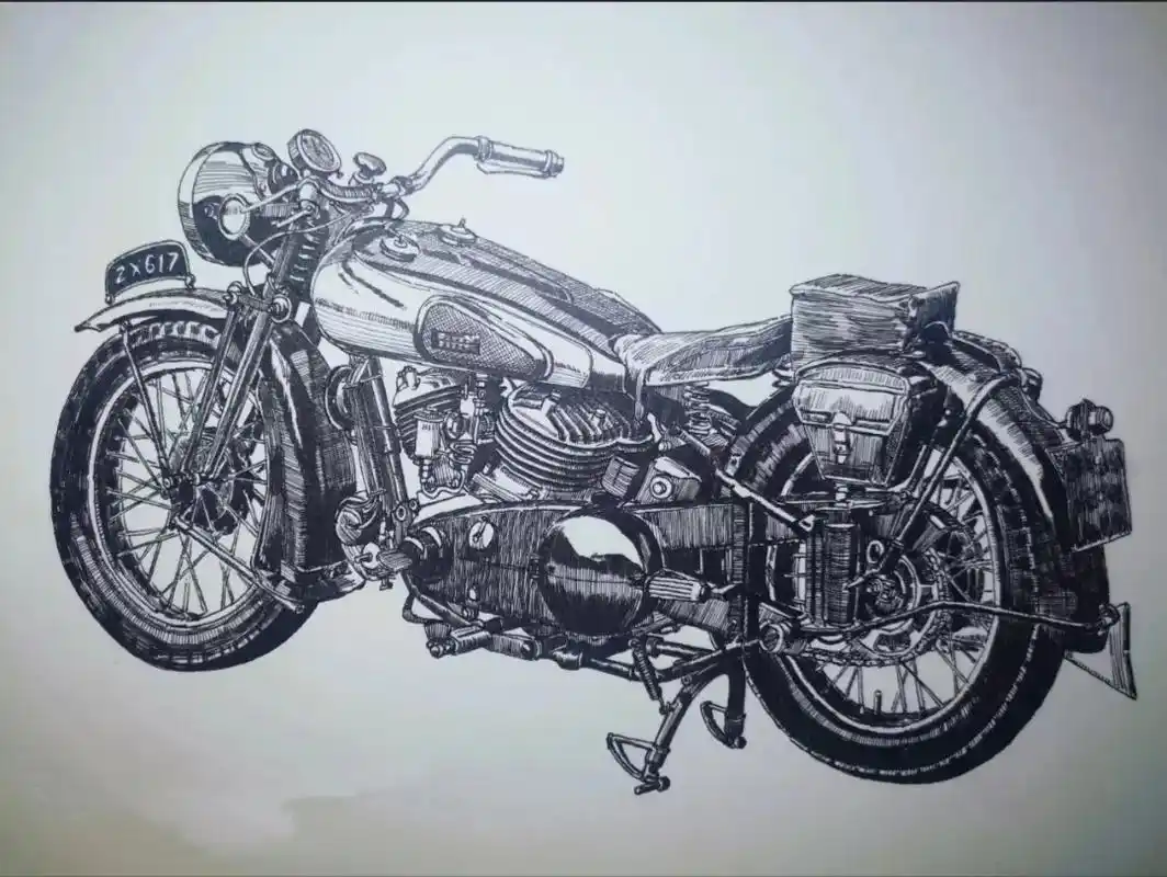 最新发布的作品 摩托车素描 - 抖音