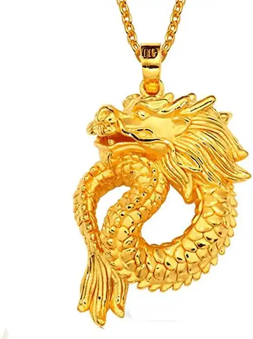 乔易塞纳多 黄金吊坠龙 999千足金生肖龙吊坠 龙之舞 男女同款3.9克