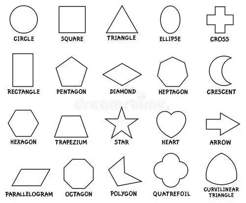 儿童基本图形简笔画