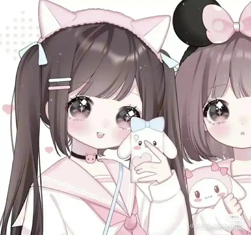 2人闺蜜头像 - 抖音