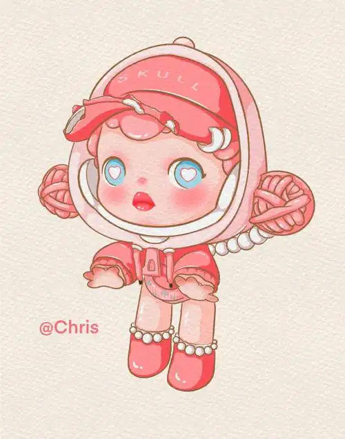 手帐素材泡泡玛特sp熊猫热潮系列粉红宣言