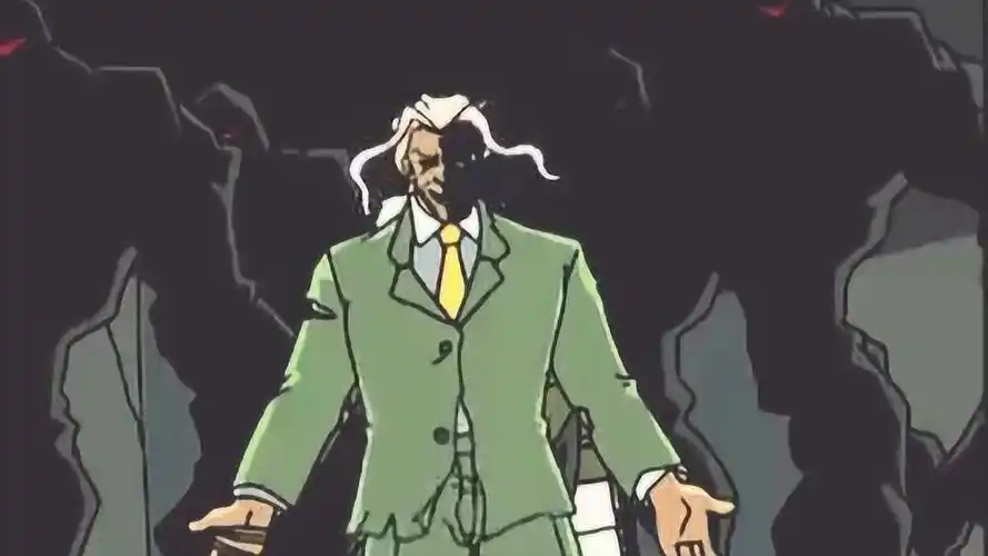 成龙历险记:瓦龙戴上了面具,他的脸一边正常一边是恶魔