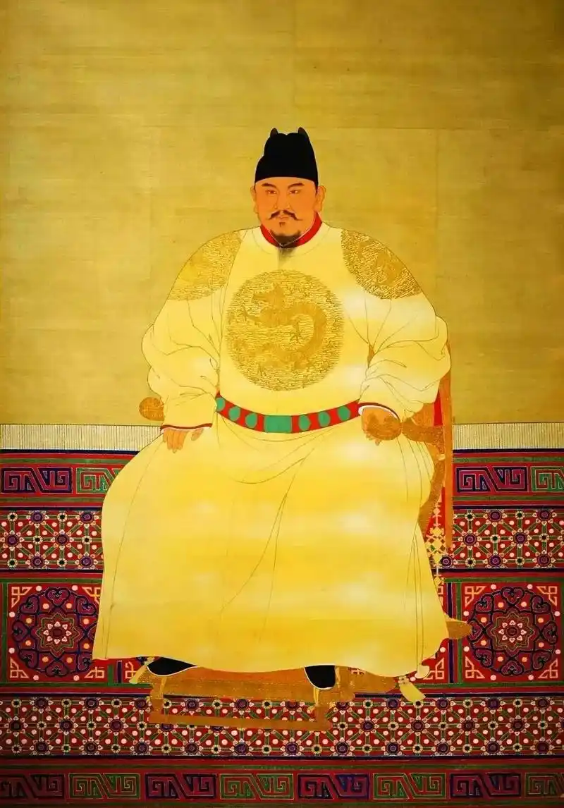 明太祖 朱元璋画像台北故宫博物院藏