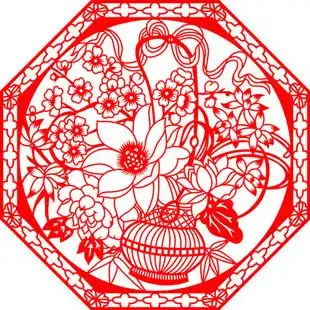 手工剪纸菊花图片大全