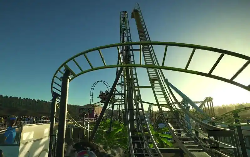 【杰克鸡】《过山车之星》系统解锁过山车第一人称视角合集_哔哩哔哩