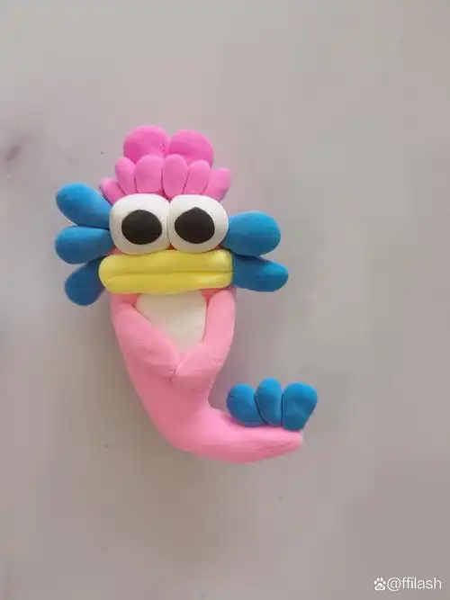 这两款橡皮泥小动物,色彩鲜明