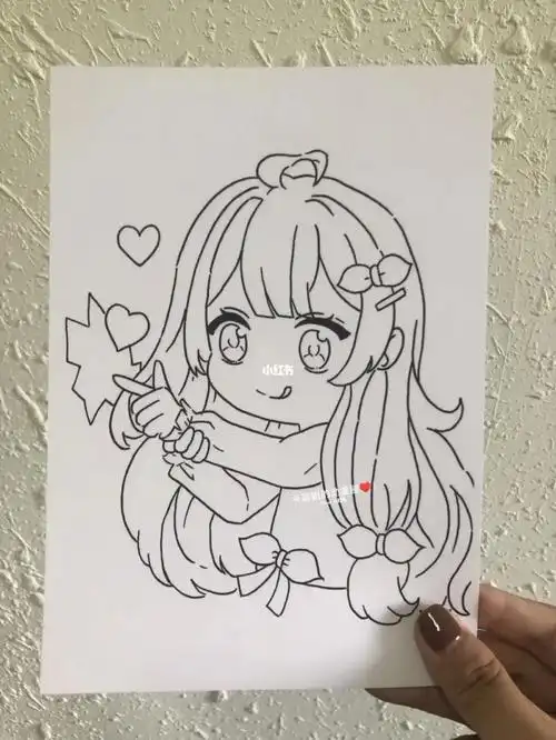 动漫人物  #线稿  #动漫  #动漫女生头像  #动漫头像  #女生  #女生