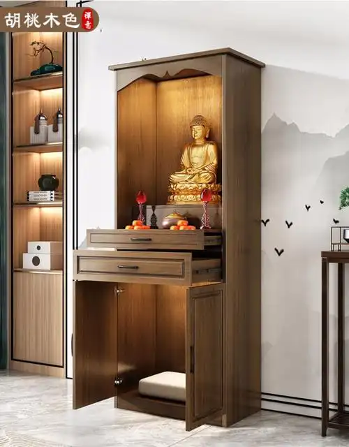 莤宸神台柜佛龛柜菩萨佛柜佛像供台佛龛神台供现代风格家用客厅佛像立
