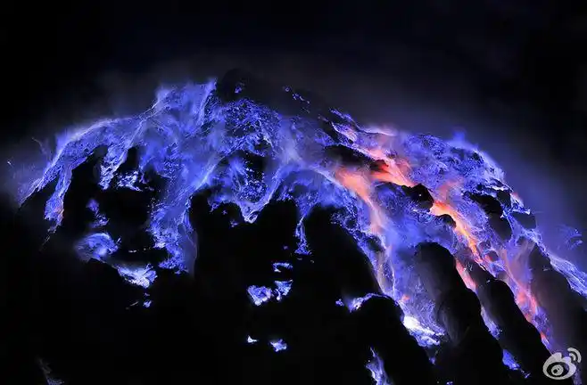 燃烧的地狱 kawah ijen火山硫磺矿 olivier grunewald 摄影艺术