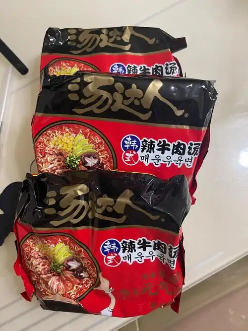 统一汤达人方便面125g*5韩式辣牛肉面5连包晒单图