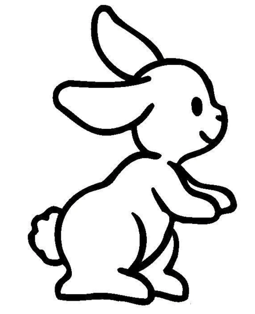 幼儿涂色可爱卡通简笔画-可用a4纸直接打印