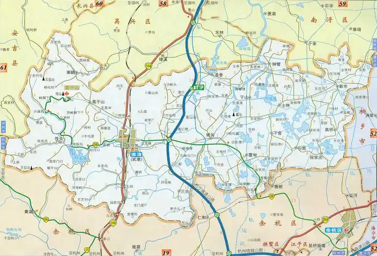 德清县地图全图高清版