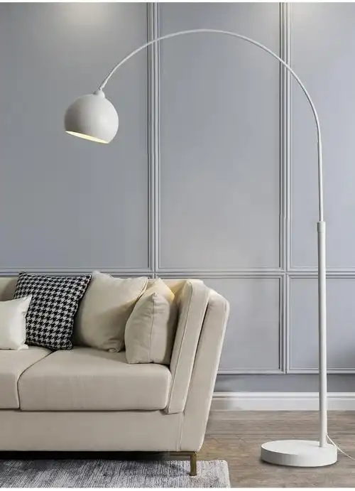 北欧后现代简约丹麦lounge升降钓鱼落地灯客厅工作室银色落地立灯原板