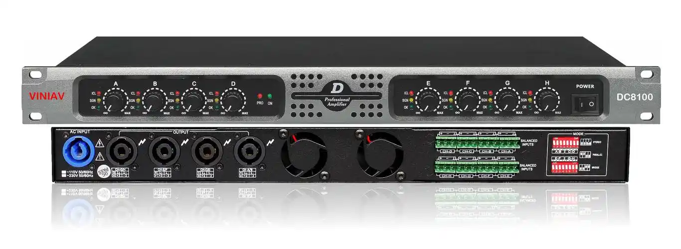 viniavdc系列8通道数字功放机