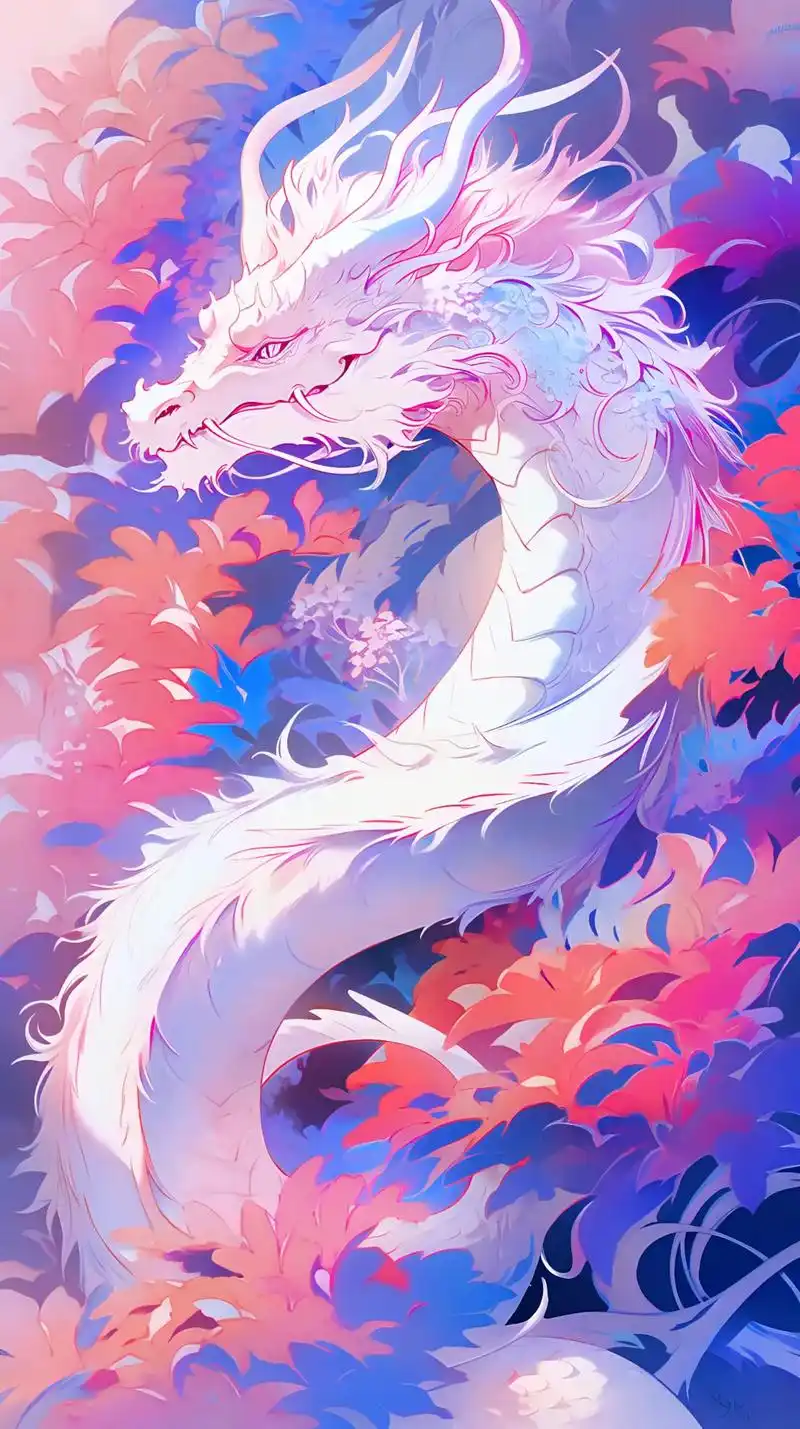 中国龙.中国龙,小白龙壁纸分享#龙图 #ai #图文扶持计划 - 抖音