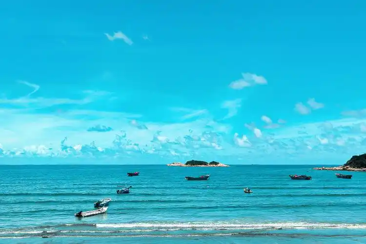 夏天的海边惠州双月湾