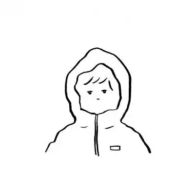 线条头像简笔画高清简单的黑白线条头像图片