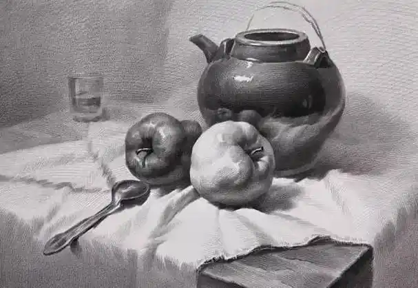 优秀素描静物作品欣赏