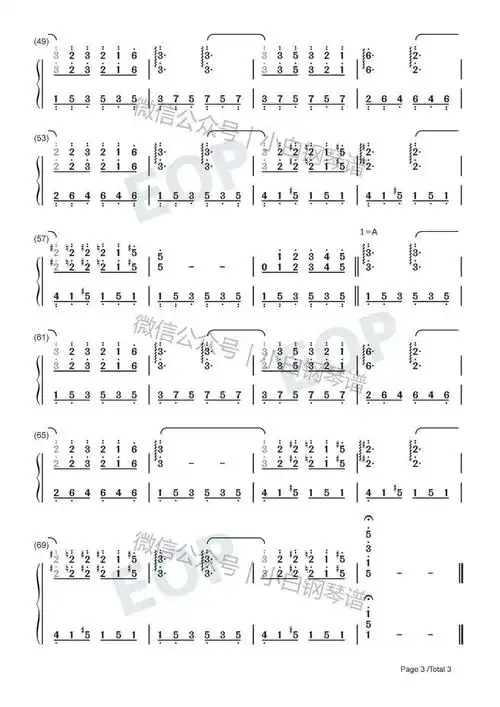琴谱梦中的鸟murmures理查德克莱德曼含简谱