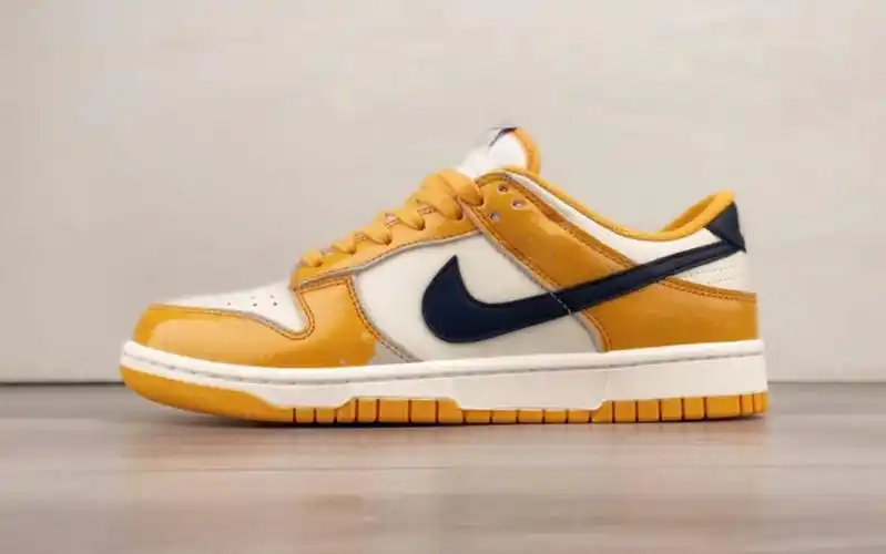 耐克 nike dunk low wear and tear 橙白剐蹭做旧低帮运动鞋fn3418