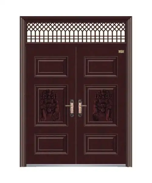 鑫丰门业 xff-8808系列防盗门图片 双开门效果图