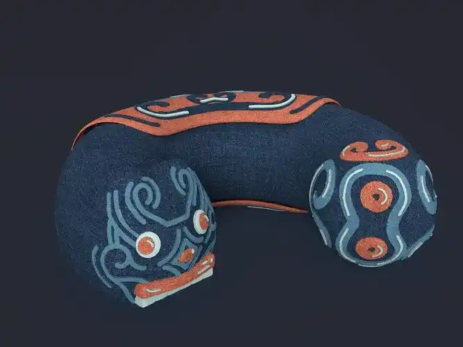 良渚文化——"渚怪"文创颈枕|工业/产品|生活用品|爱因斯坦de小板凳