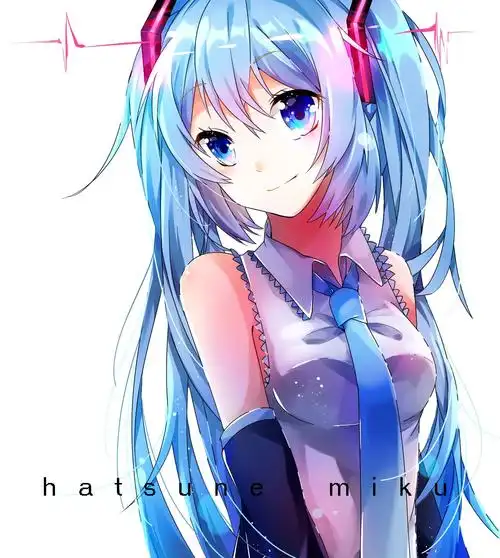 人物长发蓝头发蓝眼睛动漫动漫女孩vocaloid初音未来longhairbluehair
