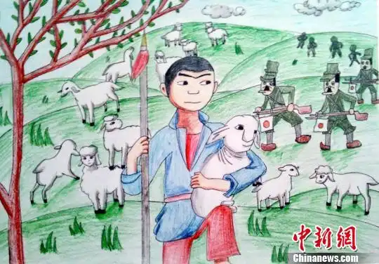 长沙中小学征集万余件抗战漫画作品致敬抗战英雄(组图)