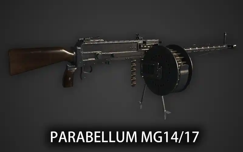 【求生之路2】一战德国帕拉贝鲁姆mg14/17航空机枪mod演示