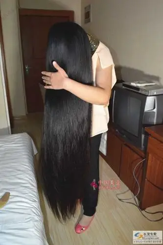 剪下一支光泽长发-爱的边缘158#(15) 剪发_中国长发