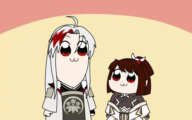 【阴阳师手书/光切】源赖光和鬼切的日常