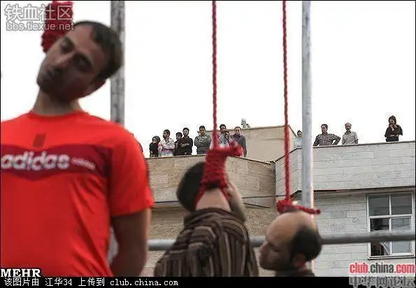 绞死他!看看伊朗人嫖宿幼女的下场!