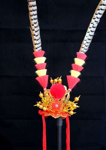 齐天大圣头冠孙悟空cos头盔装饰美猴王紫金冠头饰状元帽成人戏剧