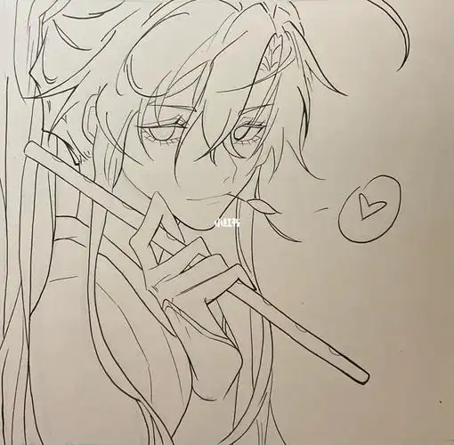 羡羡线稿完成73#魏无羡  #画画的日常  #魔道祖师魏无羡  #魔道祖师