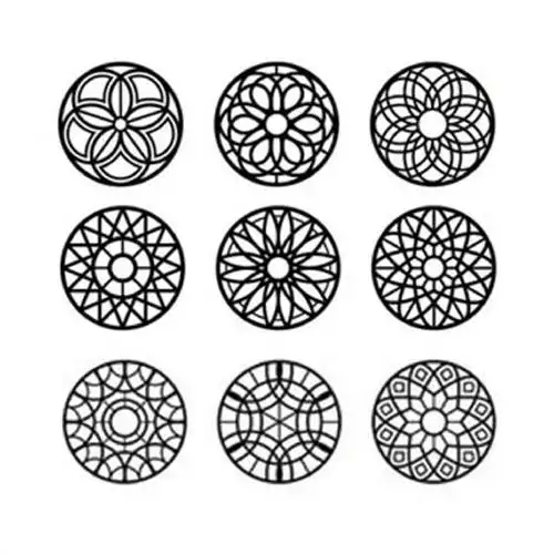 圆形纹样创意变化