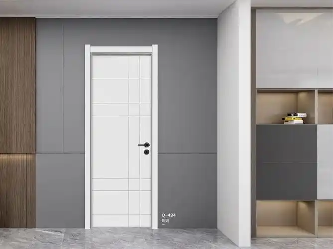 千鼎木门白色系木门室内门图片